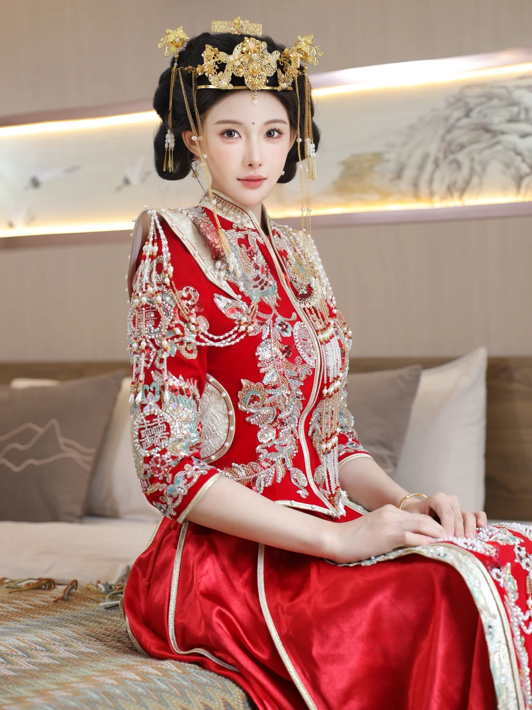 梨霜儿 - No.004 新娘红装 [113P-2.3GB]